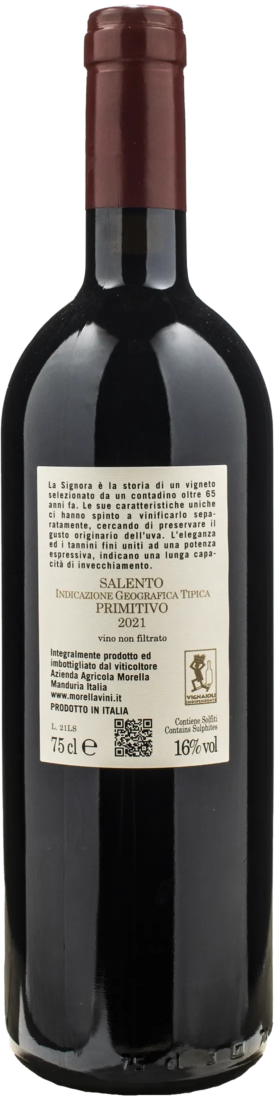 Morella Primitivo La Signora 2021