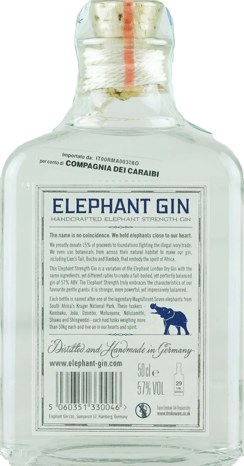 Elephant Navy Strength Gin 0.5L