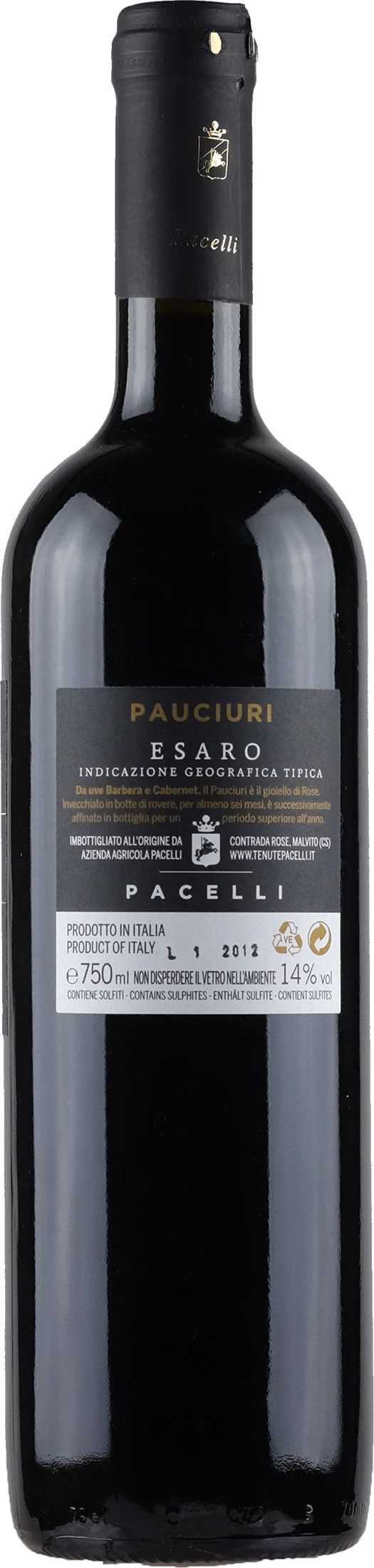 Pacelli Pauciuri Esaro 2012