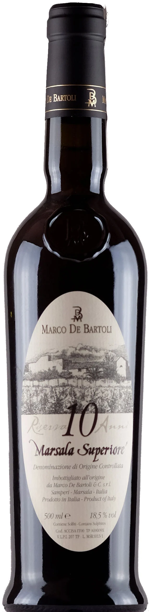 Marco De Bartoli Marsala Superiore Riserva Oro 0.5L 2009