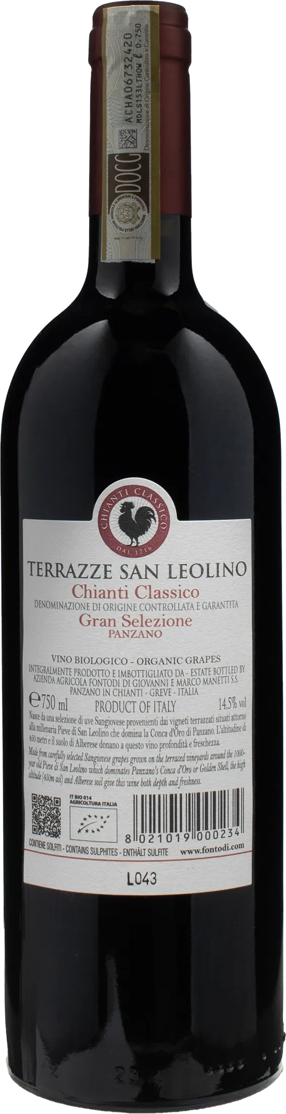 Fontodi Chianti Classico Gran Selezione Panzano Terrazze di San Leolino 2020