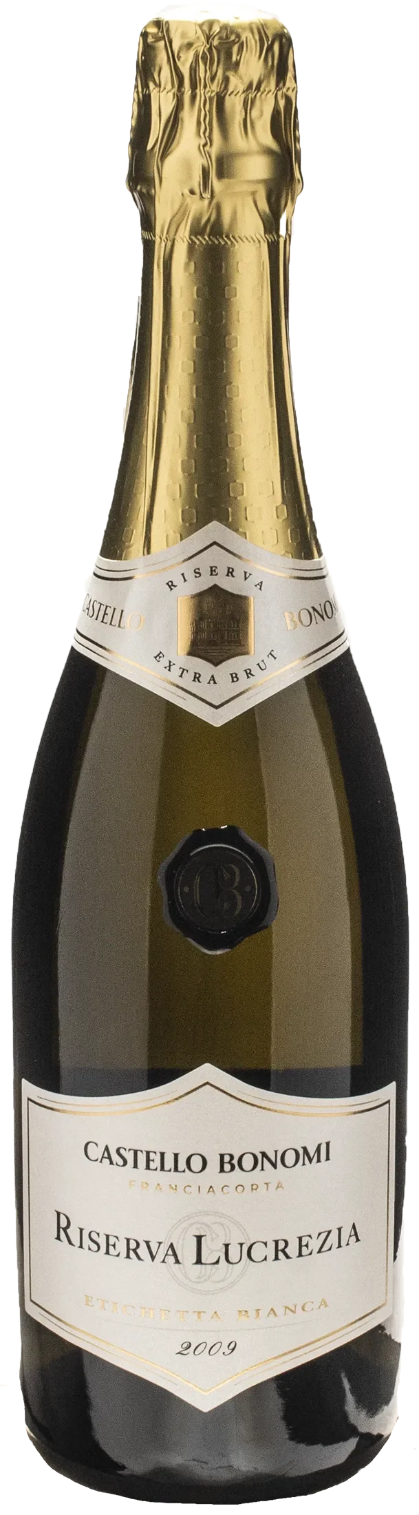 Castello Bonomi Franciacorta Riserva Extra Brut Lucrezia Etichetta Bianca 2009