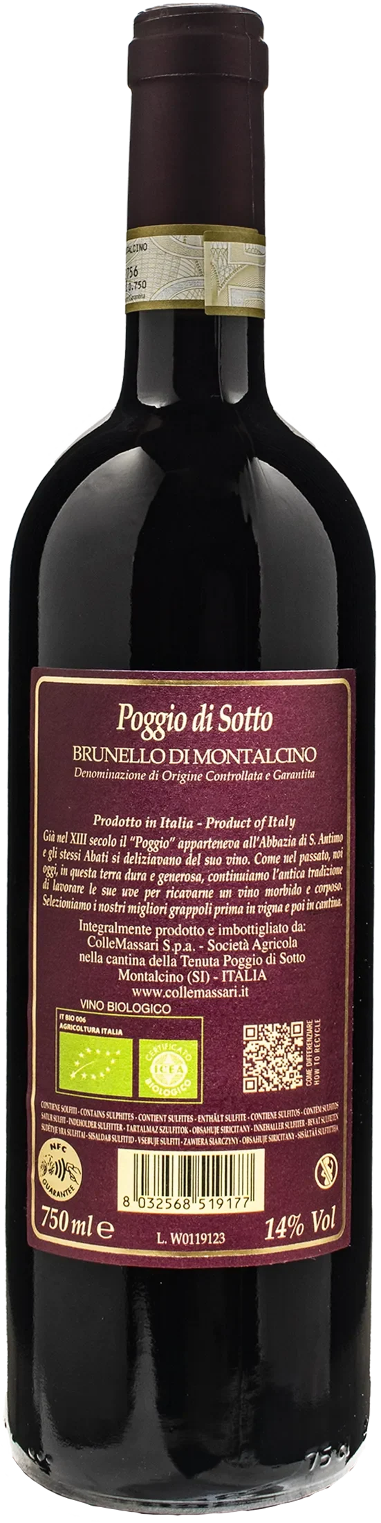 Poggio di Sotto Brunello di Montalcino 2019
