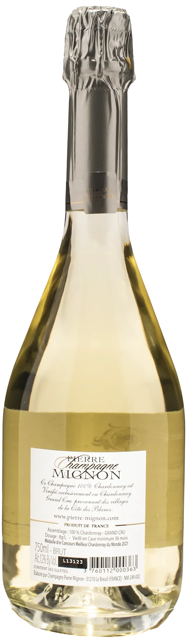 Pierre Mignon Champagne Blanc de Blancs Grand Cru Brut