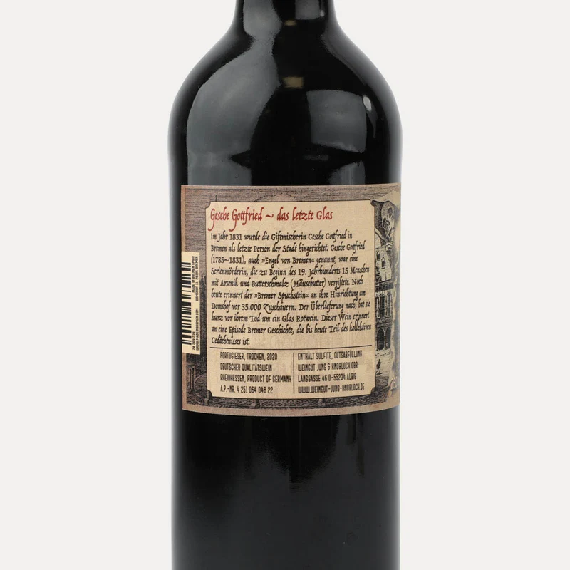 Das letzte Glas – Rotwein trocken – Portugieser – 750 ml – 12,5 %Vol.