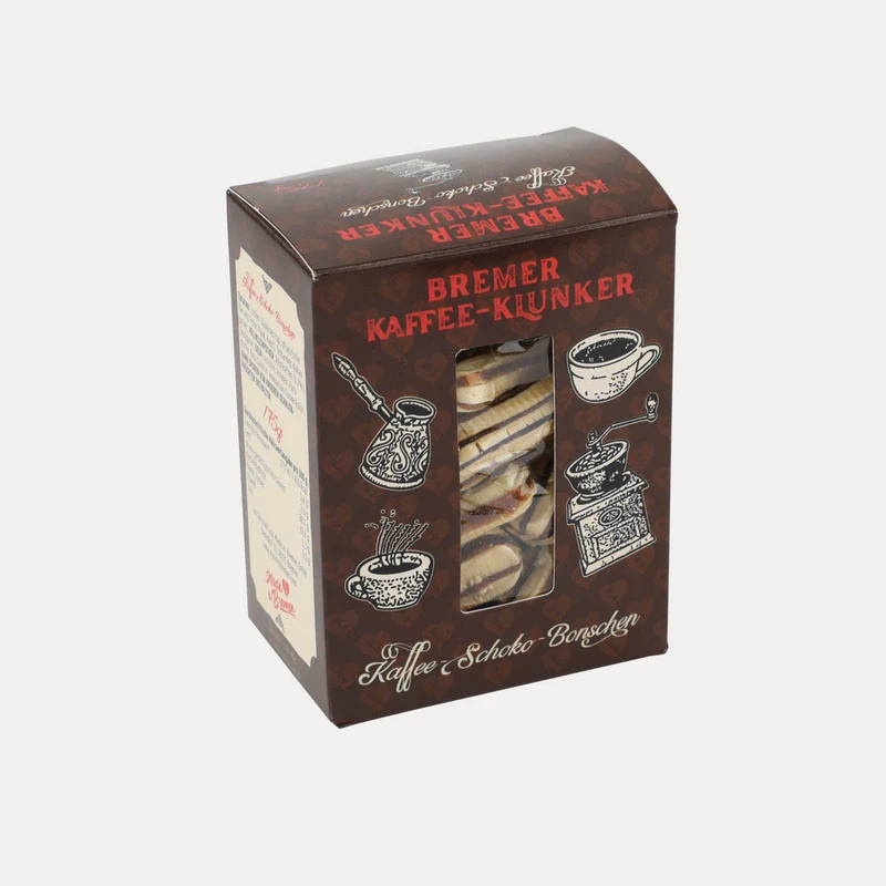 Bremer Kaffee-Klunker – Kaffee-Schoko Bonschen – 80 g oder 175 g
