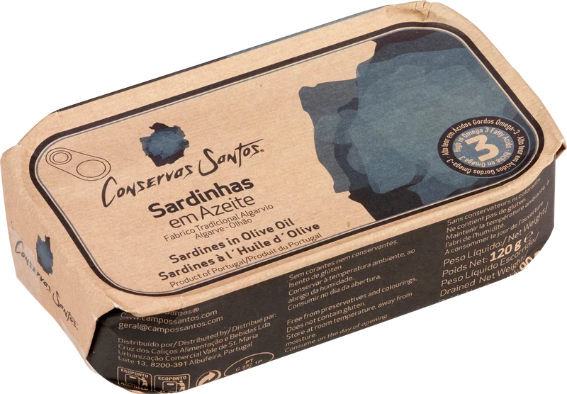 Sardinhas em Azeite (in Olivenöl) – Conservas Santos