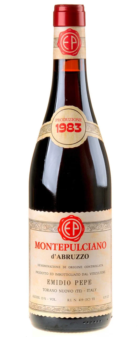 Emidio Pepe Montepulciano d'Abruzzo Selezione VV Bio 1983