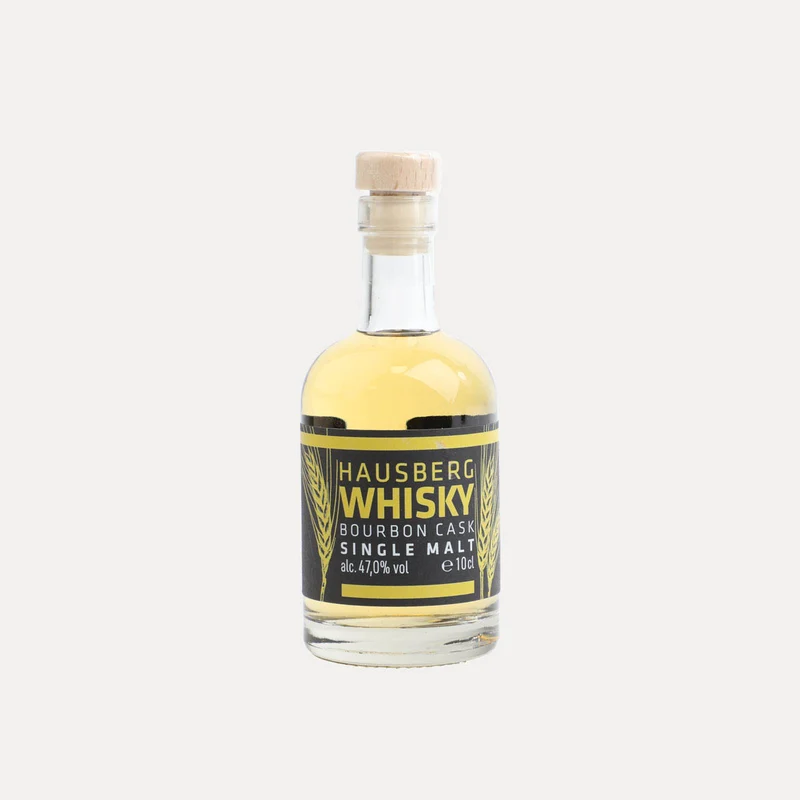 Limitierte Edition – Hausberg Whisky Single Malt Bourbon Cask – Holzbox – 500 ml