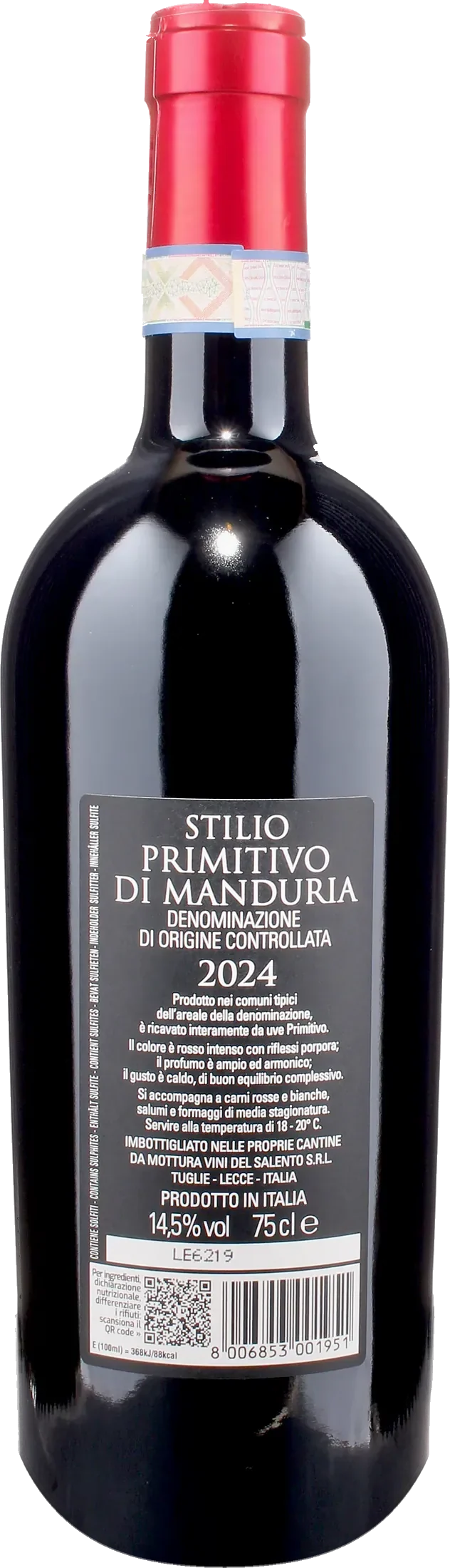 Mottura Primitivo di Manduria Stilio 2024