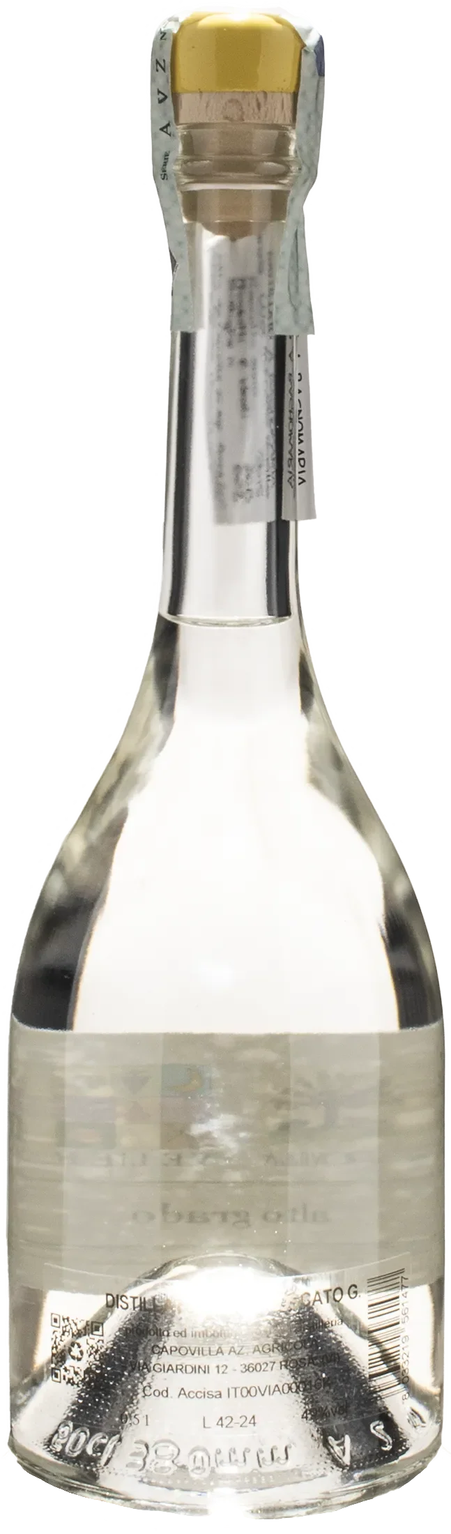 Capovilla Distillato di Moscato Giallo 0.5L