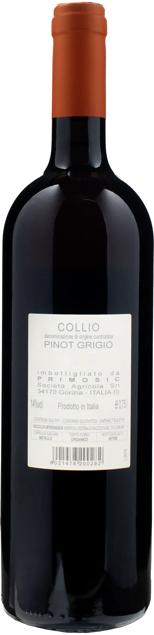 Primosic Pinot Grigio Skin 2020
