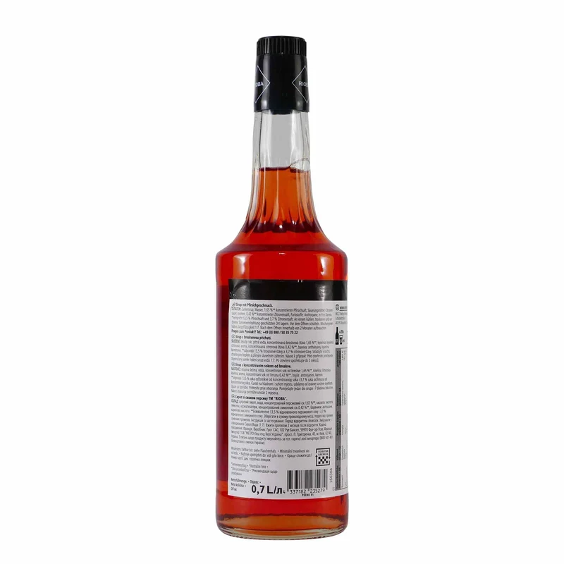 Rioba Peach (Pfirsich) Syrup