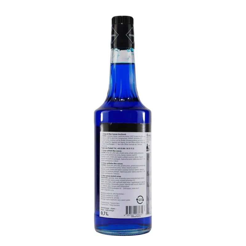Rioba Blue Curacao Bar-Syrup-Getränkesirup