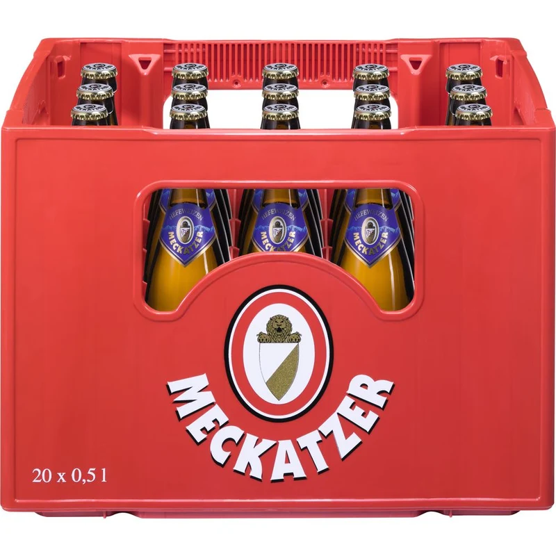 Meckatzer Hefeweizen Hell 20x 0,5 Liter (MEHRWEG)