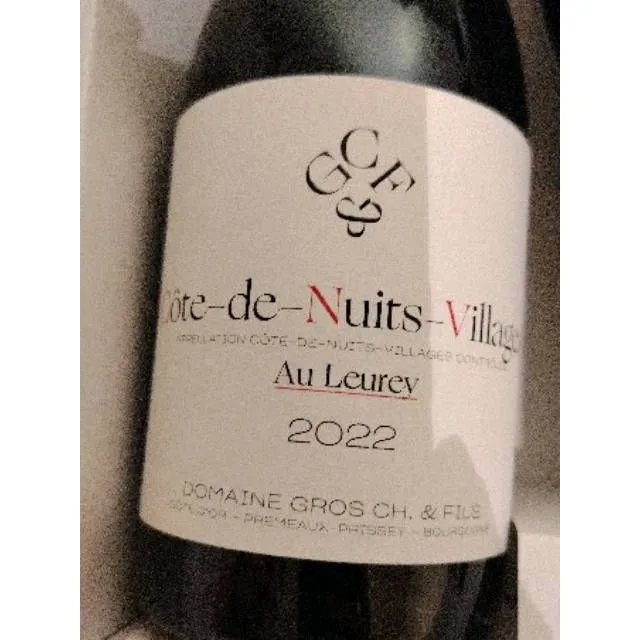 Domaine Gros Ch. & Fils, Côte de Nuits Village 2024