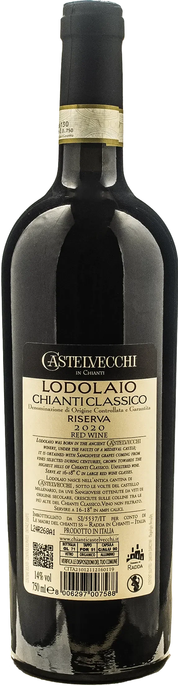 Castelvecchi Chianti Classico Riserva Lodolaio 2020