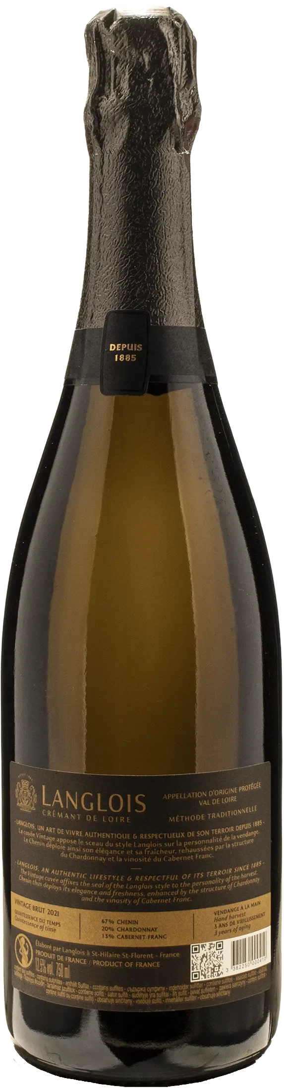 Langlois Cremant de Loire Brut Vintage 2021