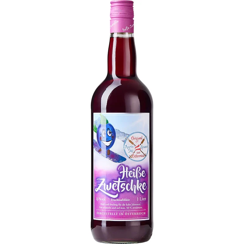 Prinz Heiße Zwetschke Likör 16% 1 Liter