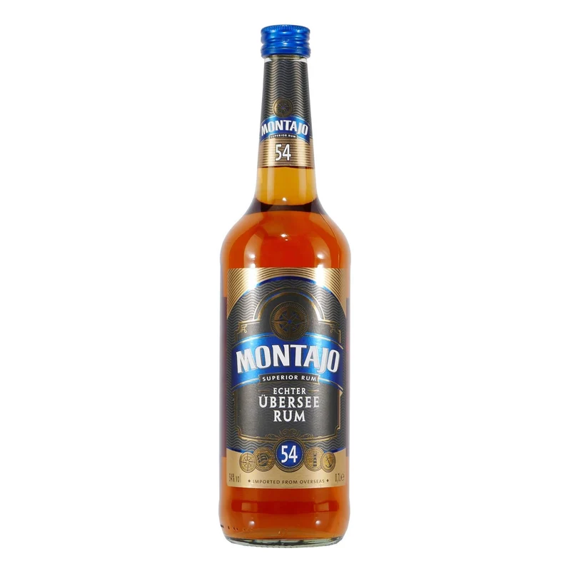 Montajo Echter Übersee Rum 54% (6 x 0,7L)