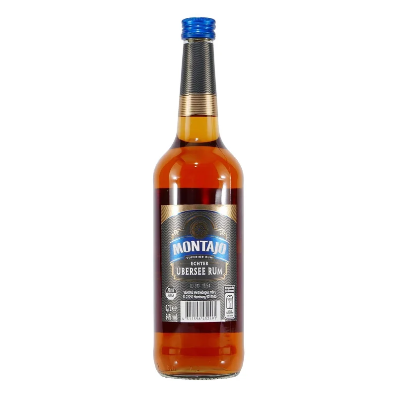 Montajo Echter Übersee Rum 54% (6 x 0,7L)