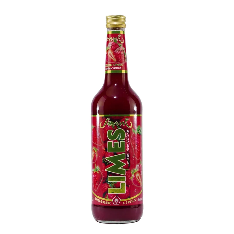 Sonne Erdbeer-Limes Likör (6 x 0,7L)
