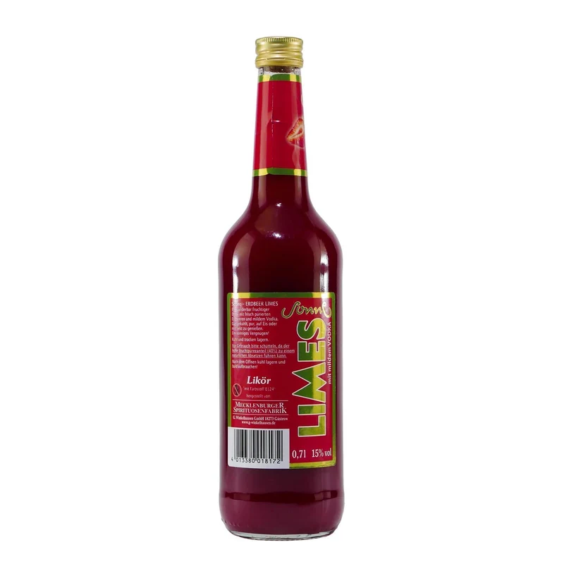 Sonne Erdbeer-Limes Likör (6 x 0,7L)