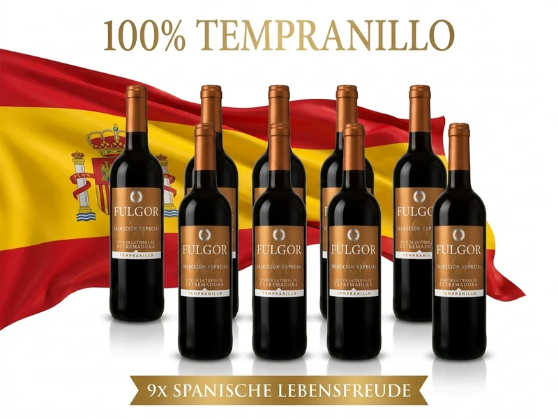 Sonnengereifter Tempranillo FULGOR - 9er Vorteilspaket