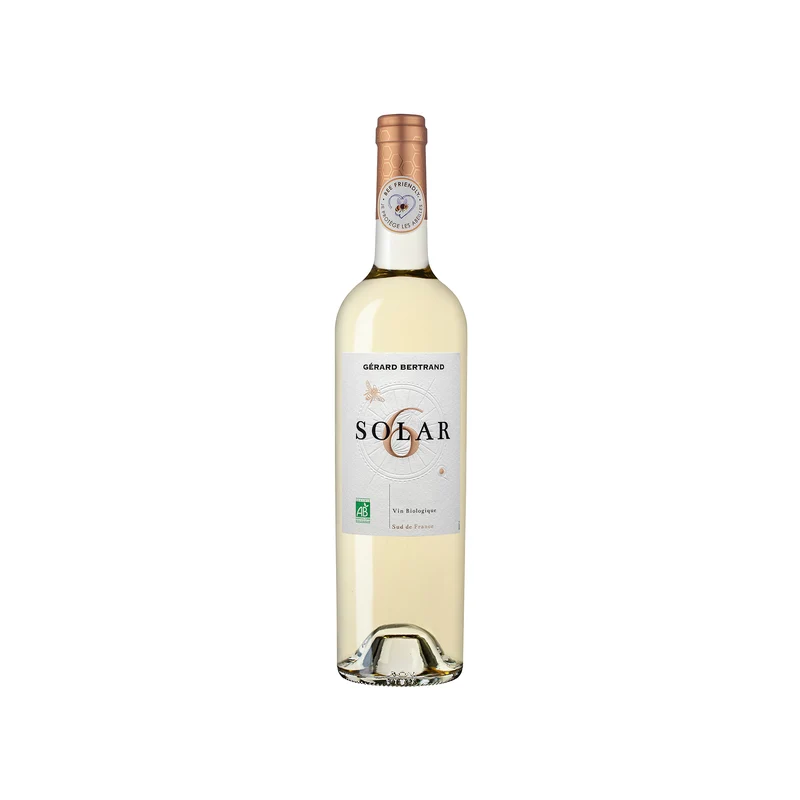 Solar6 Chardonnay beefriendly IGP Cévennes 2025 – 75cl vin blanc