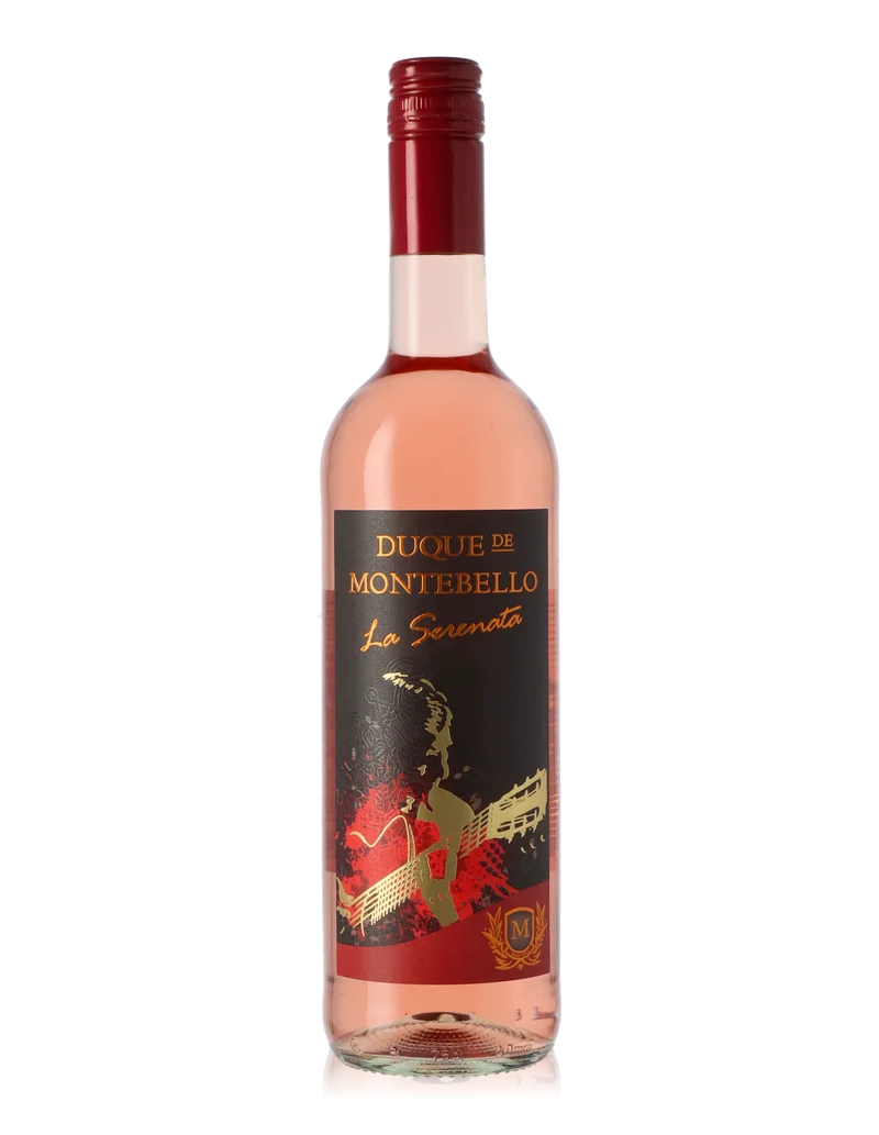 Duque de Montebello La Serenata Rosado, Tempranillo, Vino de Espana, lieblich