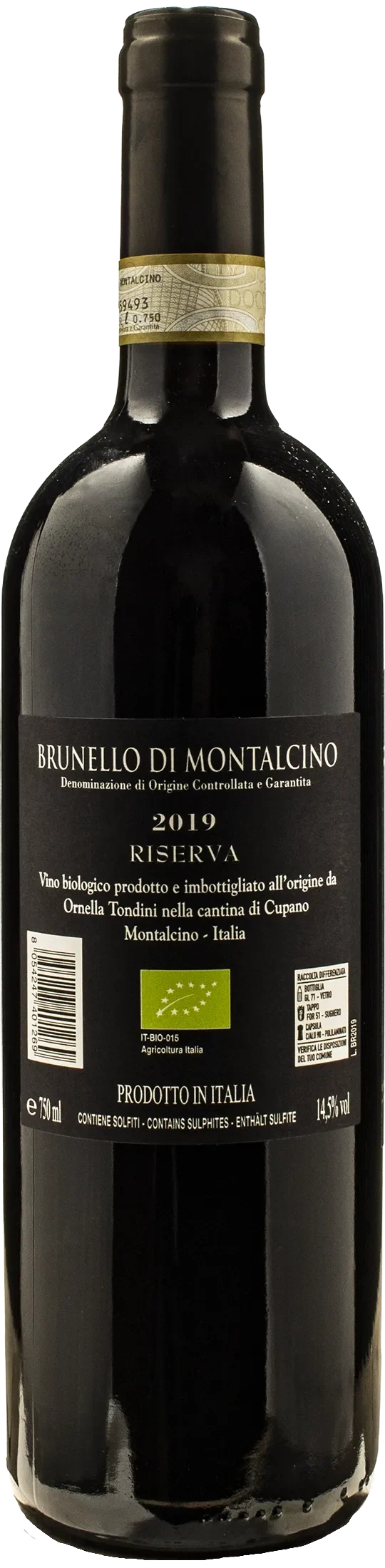 Cupano Brunello di Montalcino Riserva 2019