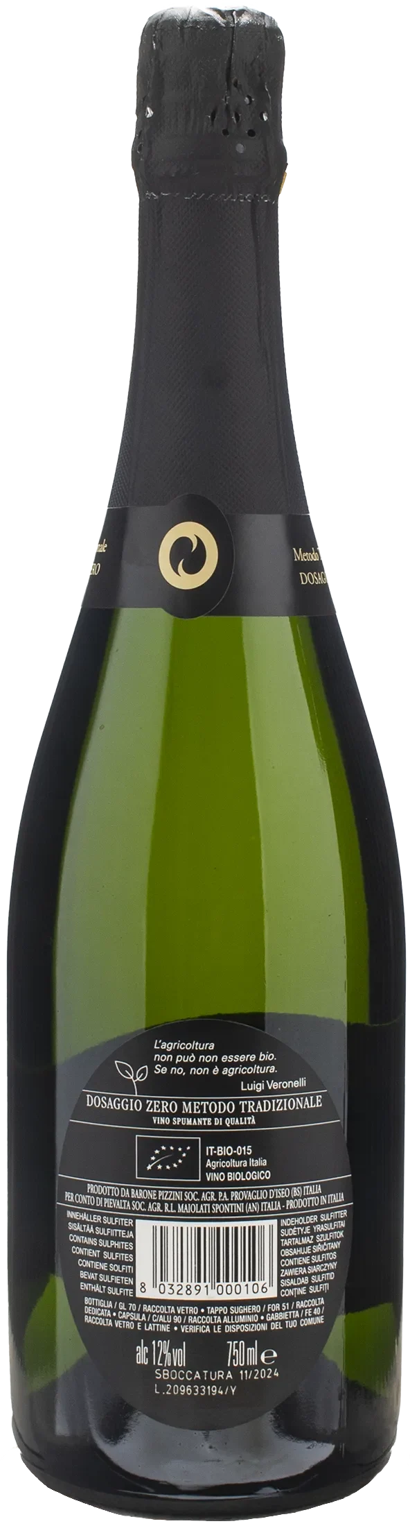 Pievalta Metodo Classico Dosaggio Zero Perlugo