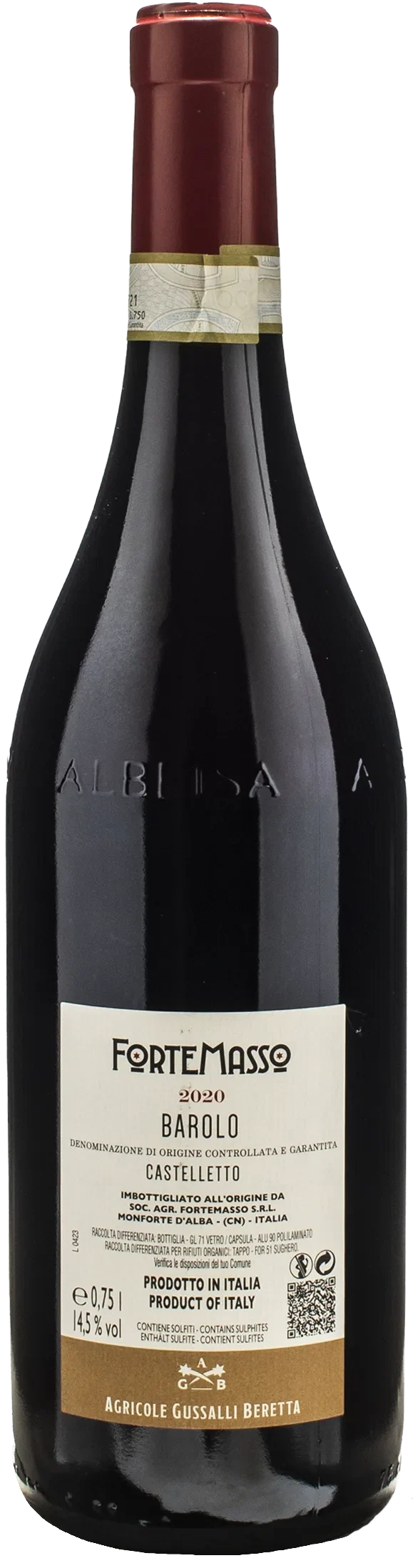 Fortemasso Barolo Castelletto 2020
