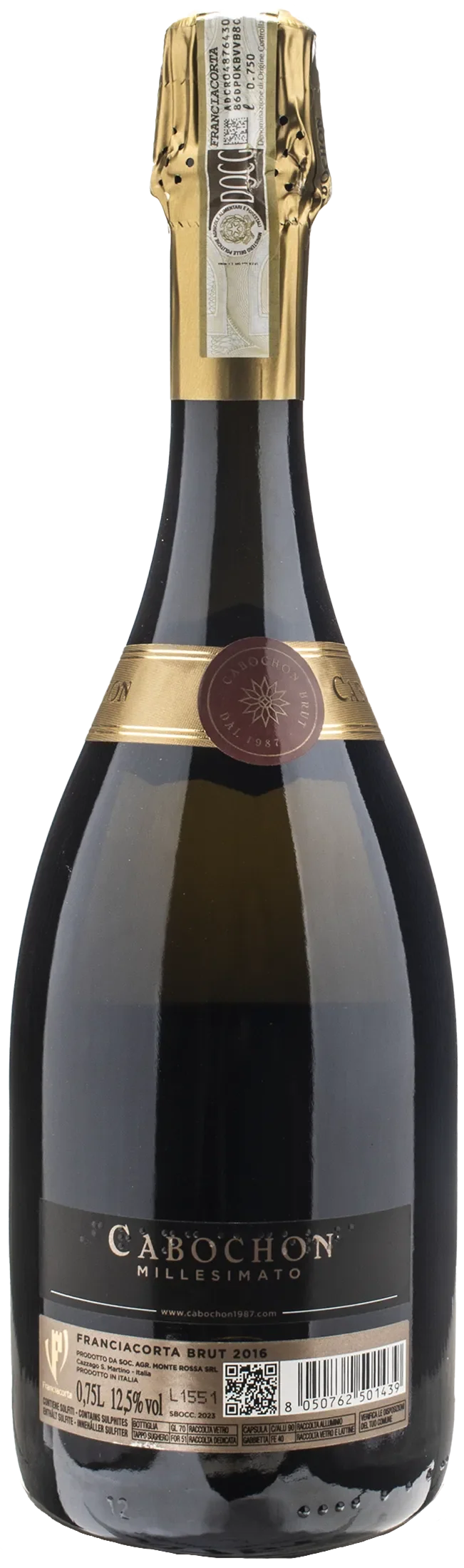 Monte Rossa Franciacorta Cabochon Millesimato Brut 2016