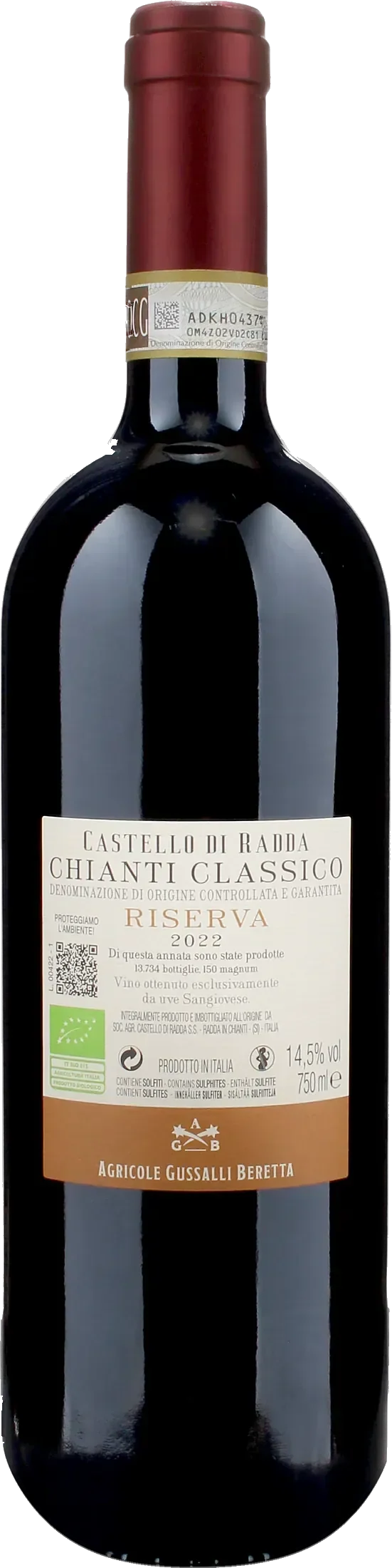 Castello di Radda Chianti Classico Riserva 2022