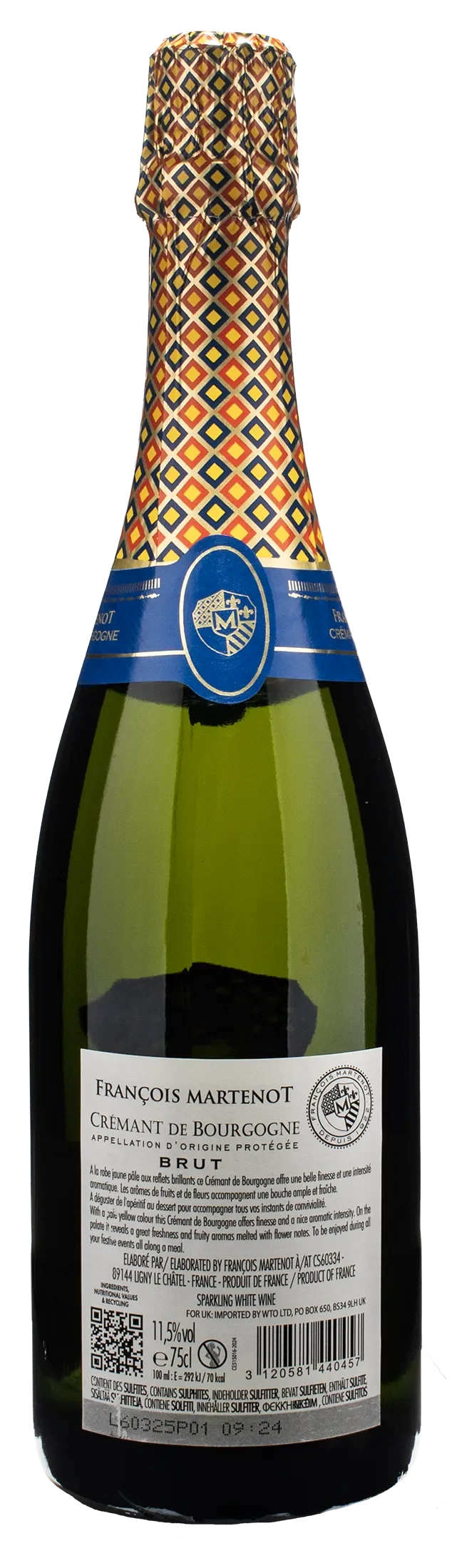 Francois Martenot Cremant de Bourgogne Brut 2024