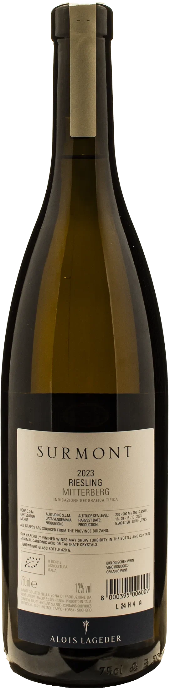 Alois Lageder Surmont Riesling 2023