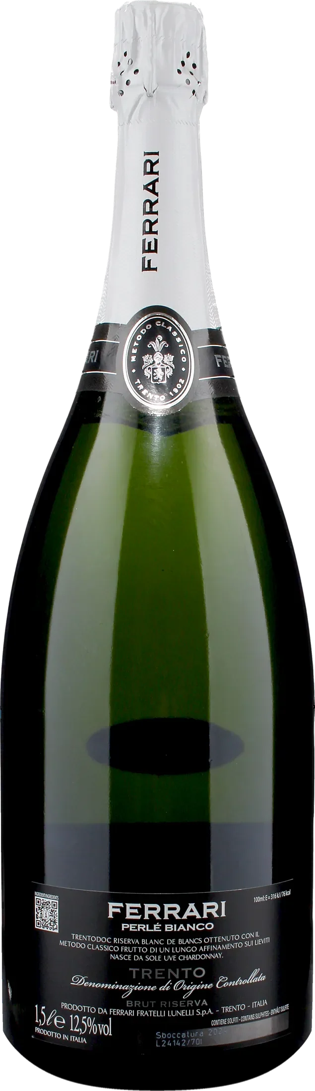 Ferrari Trento Perle Bianco Brut Riserva Magnum 2016