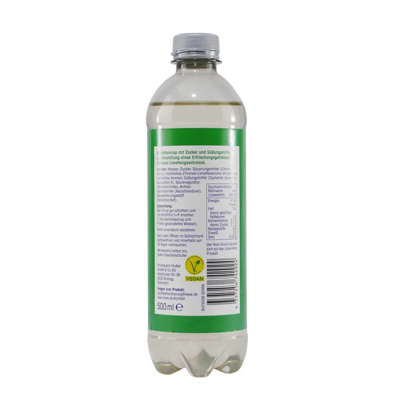 ja! Zitrone Getränkesirup (6 x 0,5L)