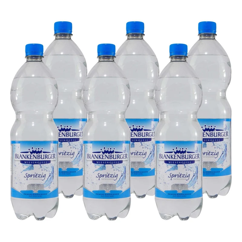 Blankenburger Mineralwasser -Spritzig- (12 x 1,0L) EINWEG