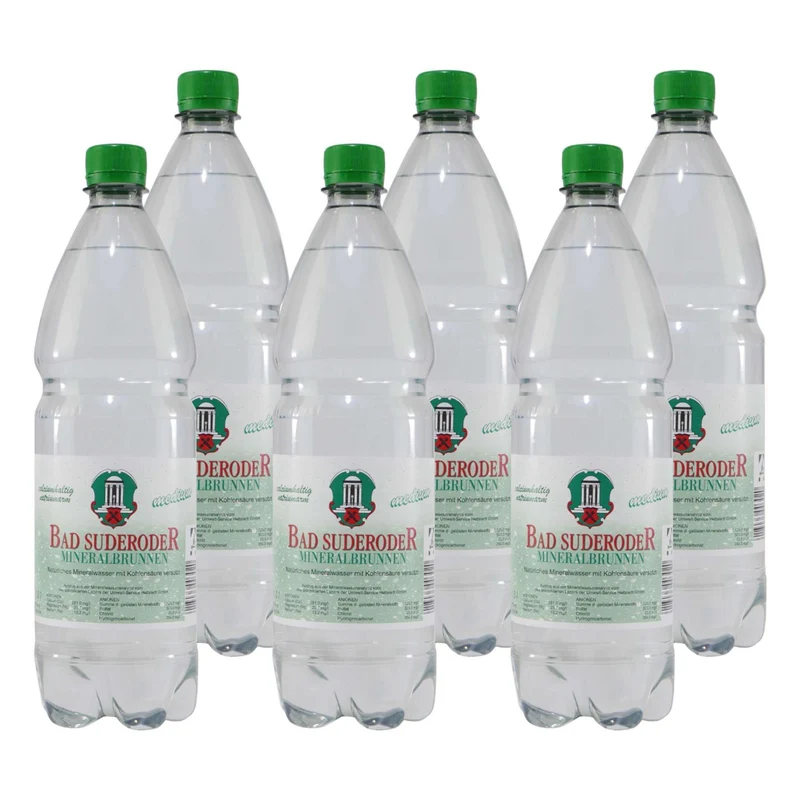 Bad Suderoder Mineralwasser -Medium- (12 x 1,0L) EINWEG