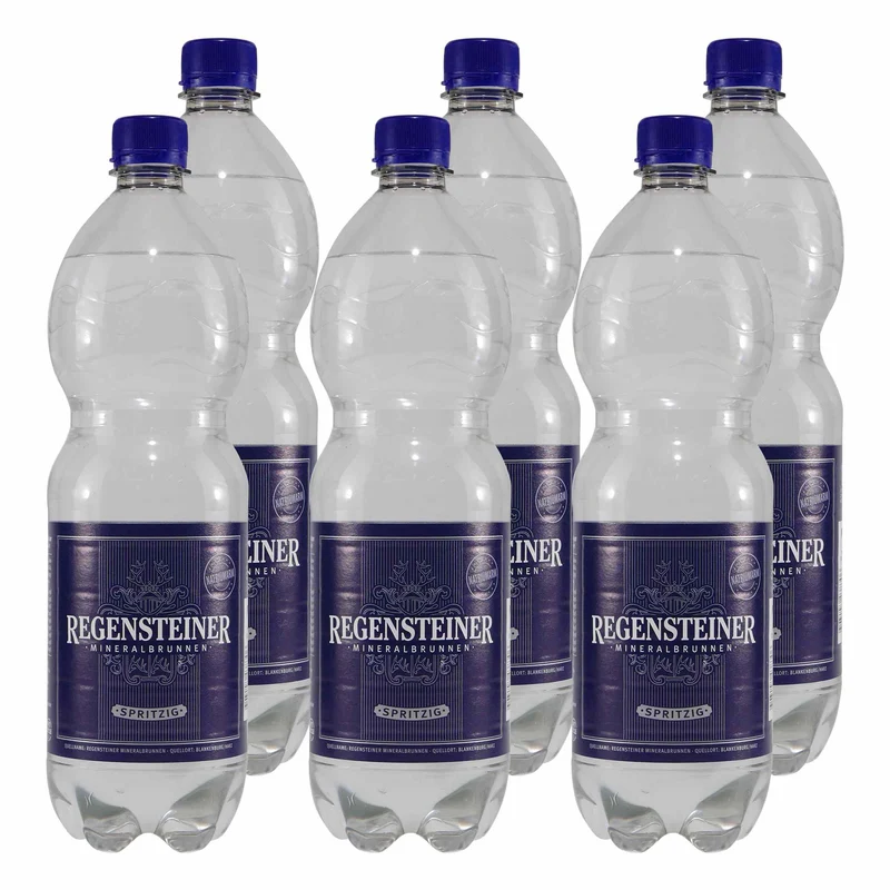 Regensteiner Mineralwasser -Spritzig- (12 x 1,0L) EINWEG