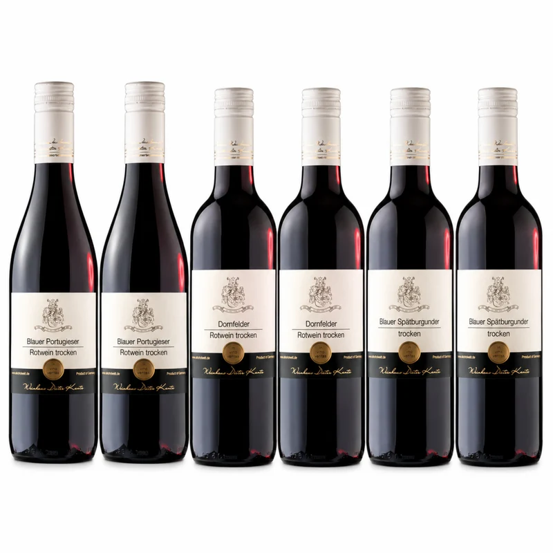 Weinpaket Pfälzer Rotweine trocken – 6 Flaschen