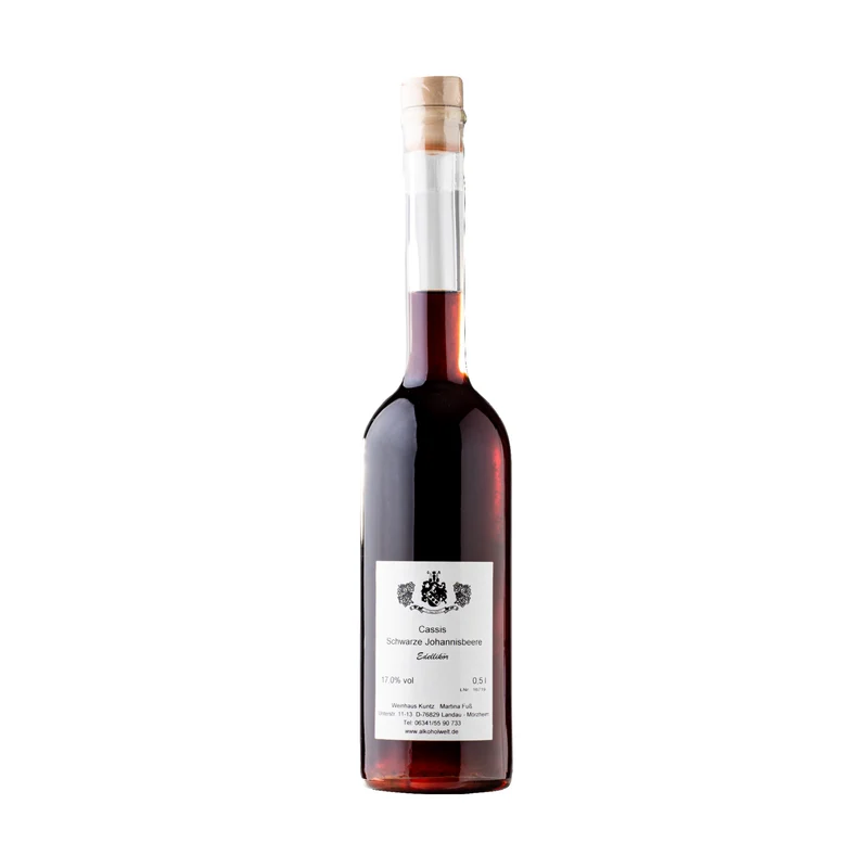 Likör Set Fruchtig-Rot (2x0,5l Cassis & Herzblut Likör
