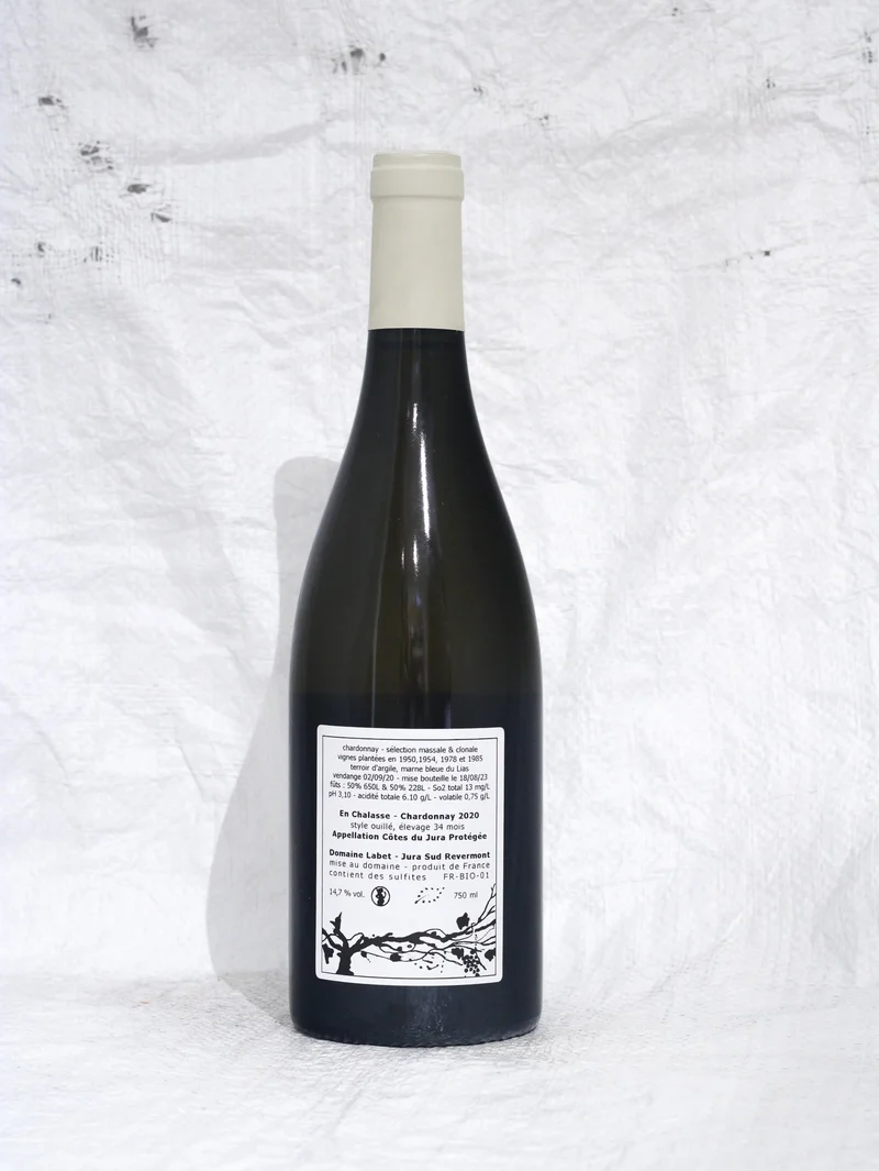 Chardonnay en Chalasse 2020 N°2 0,75L Bio