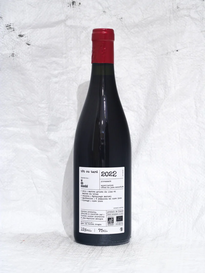 Tôt ou Tard 2022 0,75L