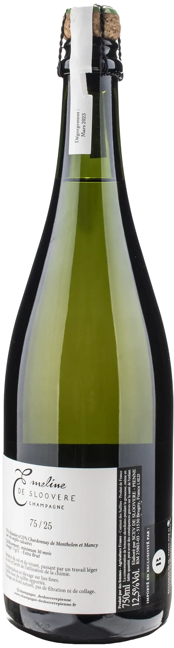 Emeline De Sloovere Champagne Extra Brut 75/25