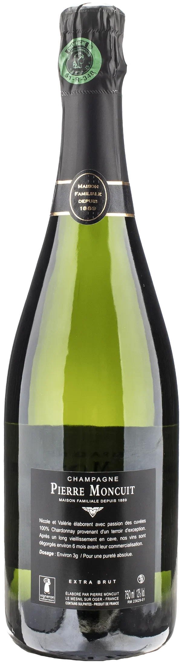 Pierre Moncuit Champagne Grand Cru Blanc de Blancs Delos Extra Brut