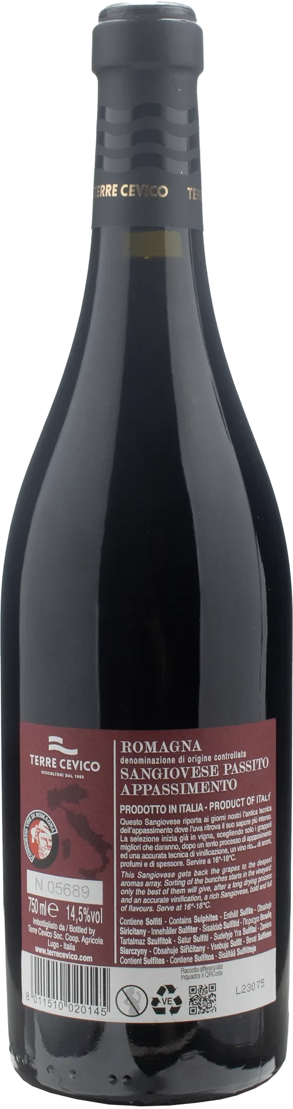 Terre Cevico Romagna Sangiovese Appassimento 2021
