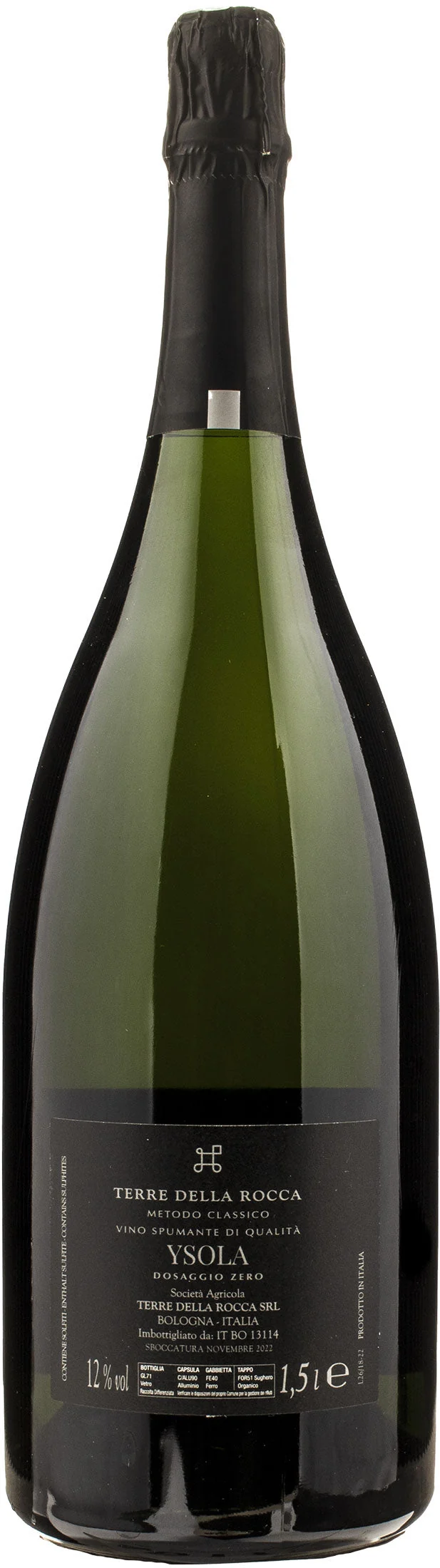 Terre della Rocca Ysola Spumante Metodo Classico Dosaggio Zero Magnum